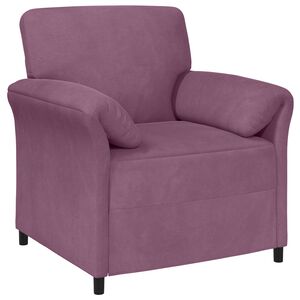 vidaXL Sof&aacute; de 1 lugar Roxo 88 x 83 x 95 cm Veludo