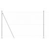 vidaXL Poste de Cerca Prateado 10 x 1,5 m (malha de 50 mm) A&ccedil;o