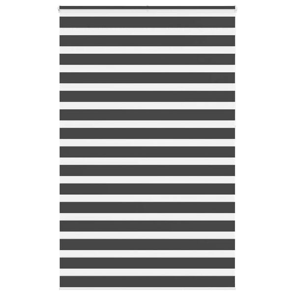 vidaXL Cortina de zebra 140x230 cm largura do tecido 135,9cm poli&eacute;ster