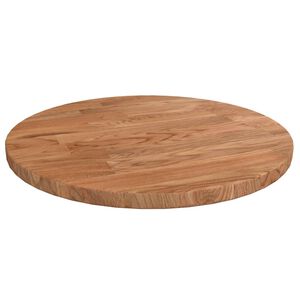 vidaXL Tampo mesa redondo &Oslash;30x1,5 cm carvalho tratado castanho-claro
