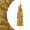 vidaXL &Aacute;rvore de Natal Slim Artificial com Bolas 180 cm 300 LED