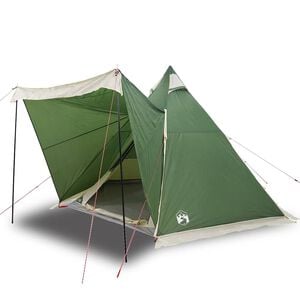 vidaXL Tenda familiar tipi para 6 pessoas imperme&aacute;vel verde