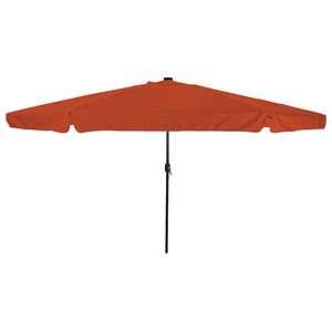 vidaXL Guarda-sol de Jardim Terracota 395 x 395 x 245 cm Poli&eacute;ster