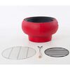 BBGRILL Churrasqueira port&aacute;til vermelho TUB-R