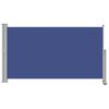 vidaXL Toldo lateral retr&aacute;til para p&aacute;tio 140x300 cm azul