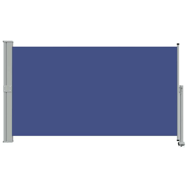 vidaXL Toldo lateral retr&aacute;til para p&aacute;tio 140x300 cm azul