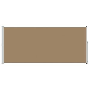 vidaXL Toldo Lateral Retr&aacute;til Cinzento-acastanhado 600 x 200 cm