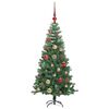 vidaXL &Aacute;rvore de Natal com 150 LEDs com suporte Verde 120 cm PVC