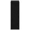 vidaXL Estante 50x25x80 cm derivados de madeira carvalho preto