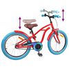 vidaXL Bicicleta Infantil 20 Polegadas para 6-11 Anos Vermelho