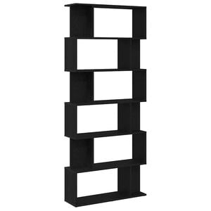 vidaXL Estante 80x24x190,5 cm derivados de madeira carvalho preto