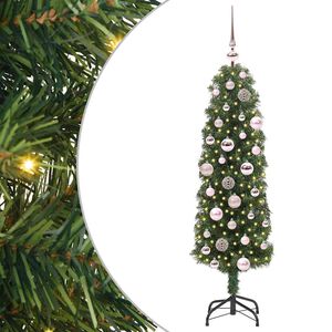 vidaXL &Aacute;rvore de Natal Artificial Verde 120 cm PVC e A&ccedil;o e Pl&aacute;stico