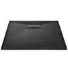 vidaXL Base de chuveiro SMC 90x70 cm preto