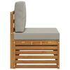 vidaXL Sof&aacute; de canto externo com almofada Natural 91 x 63 x 73 cm