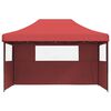 vidaXL Tenda de Festa Borgonha 292 x 440 x 315 cm Tecido Oxford