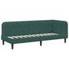 vidaXL Estrutura de Cama de Canto Verde Escuro 80 x 200 cm Veludo