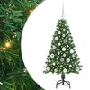 vidaXL &Aacute;rvore de Natal Artificial Verde 120 cm PVC, A&ccedil;o e Pl&aacute;stico