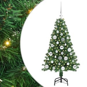 vidaXL &Aacute;rvore de Natal Artificial Verde 120 cm PVC, A&ccedil;o e Pl&aacute;stico