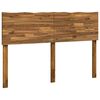 vidaXL Cabeceira com rebordo natural ROSTOCK Natural 135 cm