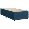 vidaXL Cama boxspring com colch&atilde;o 100x200 cm veludo azul