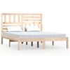 vidaXL Estrutura de cama 120x200 cm madeira de pinho maci&ccedil;a