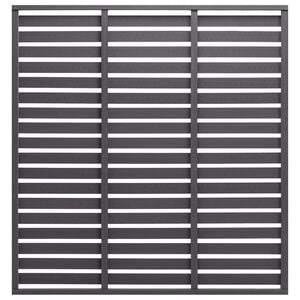 vidaXL Painel de vedação 180x180 cm WPC cinzento