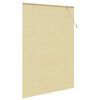 vidaXL Estores de rolo com cortinas Manual Natura 150 x 220 cm Bambu