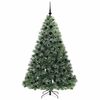vidaXL &Aacute;rvore de Natal Artificial com 300 LEDs Verde 180 cm PE e PVC