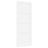 vidaXL Porta Interna 83 x 211 cm Contraplacado Branco