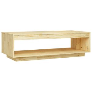 vidaXL Mesa de centro 110x50x33,5 cm madeira de pinho maci&ccedil;a