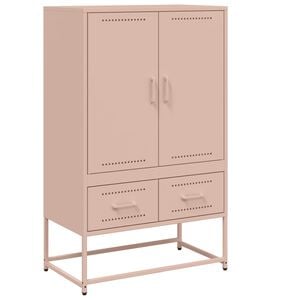 vidaXL M&oacute;vel alto 68x39x111,5 cm a&ccedil;o rosa