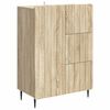 vidaXL Buffet Carvalho Sonoma 66 x 34,5 x 91,5 cm Derivados de Madeira