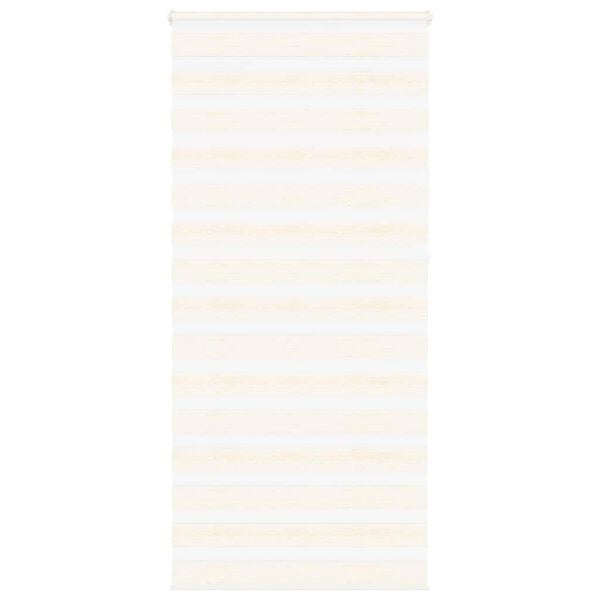 vidaXL Cortina de zebra 100x230 cm largura do tecido 95,9 cm poli&eacute;ster