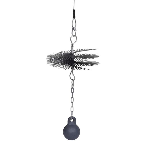 Escova redonda para limpar a chamin&eacute; di&acirc;metro 25 cm