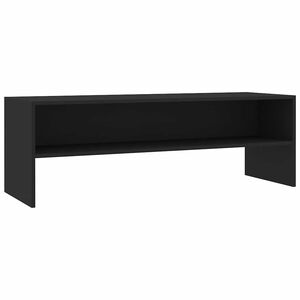 vidaXL M&oacute;vel de TV 120x40x40 cm contraplacado preto