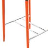 vidaXL 3 pcs conjunto de bar couro artificial laranja