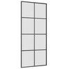 vidaXL Porta deslizante c/ conj. ferragens 90x205cm vidro ESG preto