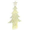 vidaXL &Aacute;rvore de Natal 240 LED Branco quente 181 cm PET