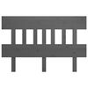 vidaXL Cabeceira de cama 153,5x3x81 cm pinho maci&ccedil;o cinzento