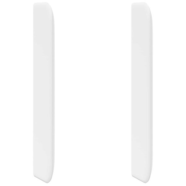 vidaXL Orelha de Cabeceira Branco 80 x 16 x 4 cm PVC