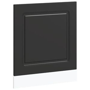 vidaXL Painel m&aacute;quina lavar lou&ccedil;a Kalmar 60x1,5x57 cm preto