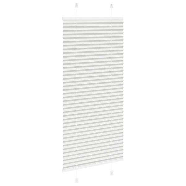 vidaXL Cinzento Luz Plissada Cega 60x150 cm Largura Tecido 59,4 cm