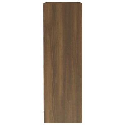 vidaXL Estante 60x24x76 cm derivados de madeira carvalho castanho