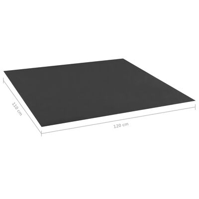 vidaXL Forro para caixa de areia 120x110 cm preto