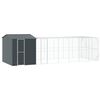 vidaXL Gaiola para P&aacute;ssaros Antracite 845 x 304 x 247 cm