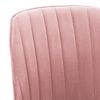 vidaXL Cadeiras de jantar girat&oacute;rias 2 pcs veludo rosa