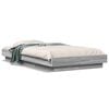 vidaXL Estrutura cama 90x190 cm derivados de madeira cinzento sonoma