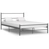 vidaXL Estrutura de cama metal 160x200 cm cinzento