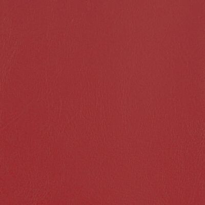 vidaXL Poltrona couro artificial vermelho-tinto