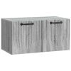 vidaXL Gabinete de TV de Parede Sonoma Cinzento 59,5 x 31 x 30 cm